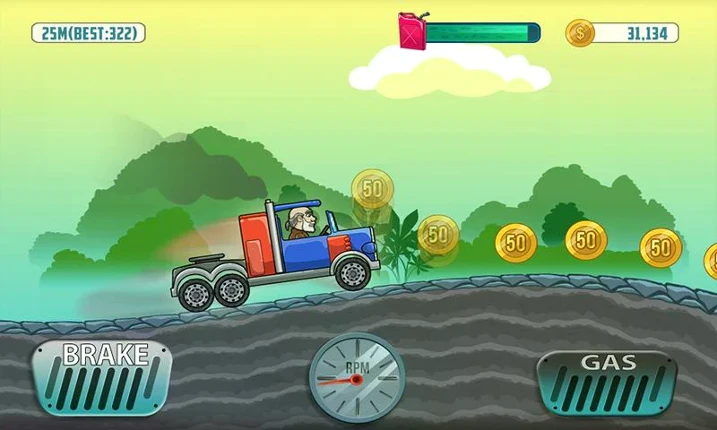 Mountain Car Climb screenshot