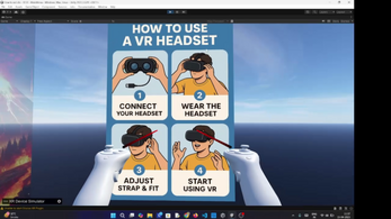 Virtual Reality Disaster Simulation Image