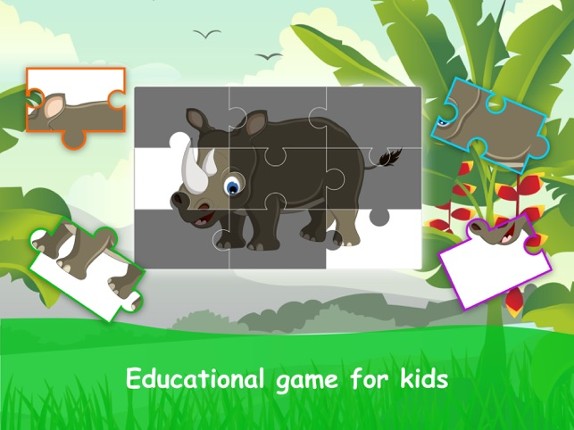 Zoo Animals: Puzzle for Kids Image