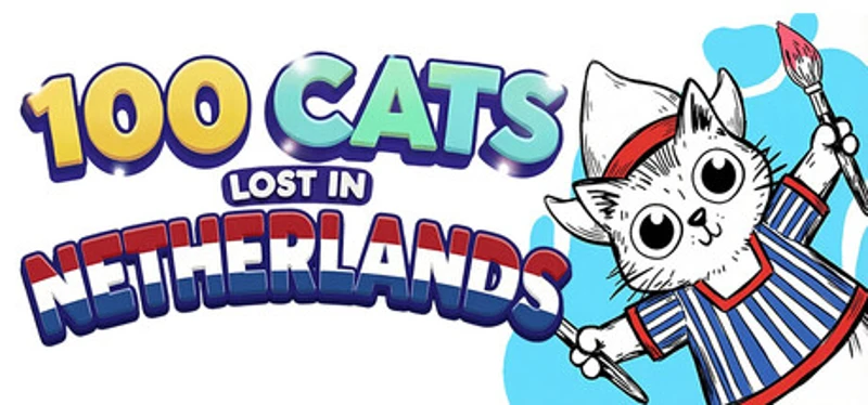 100 Cats Lost in Netherlands Find & Color Image