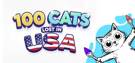 Games like 100 Cats Lost In USA Find & Color
