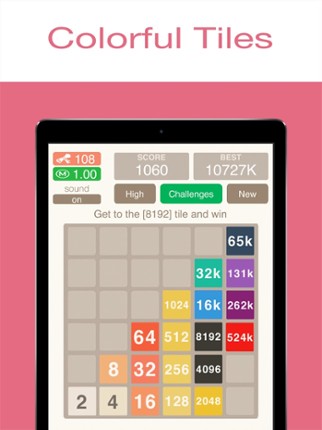 2048 6x6 screenshot