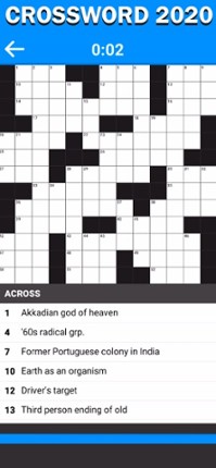 Crossword 2024 screenshot