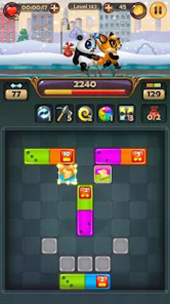 Pandamino - Color Slide Puzzle screenshot
