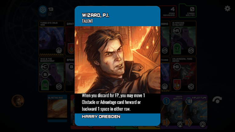 Dresden Files Co-op Card Game Image