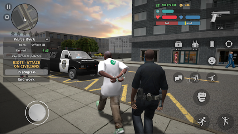 Police Cop Simulator. Gang War screenshot