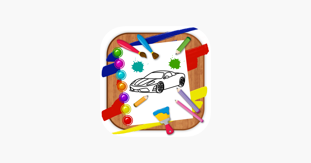 Games like HandPaint Cars - Cars coloring book for toddlers