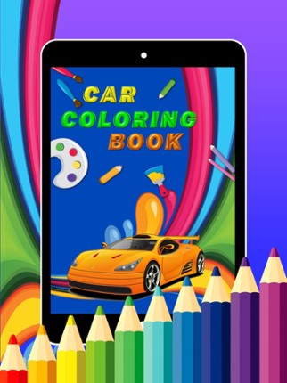HandPaint Cars - Cars coloring book for toddlers screenshot