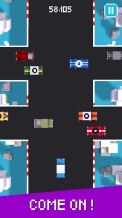 Hard Road - Don’t Crash The Car On Pixel Highway 2 screenshot