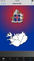 Iceland Region Maps and Capitals Image