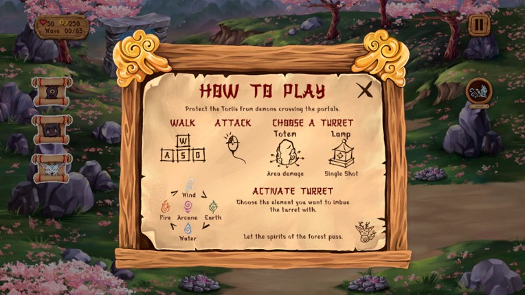 Kitsune's Paths Tower Defense screenshot