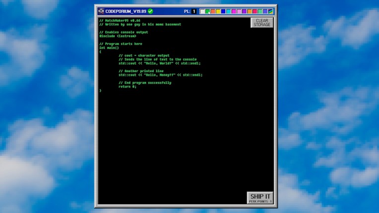 MatchMaker95 - A Programming Simulator Image