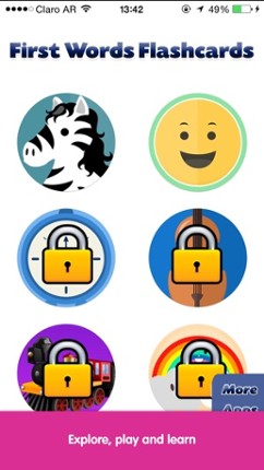 My First Flashcards Lite - Watch and Play Flashcards for Toddlers and Kids screenshot