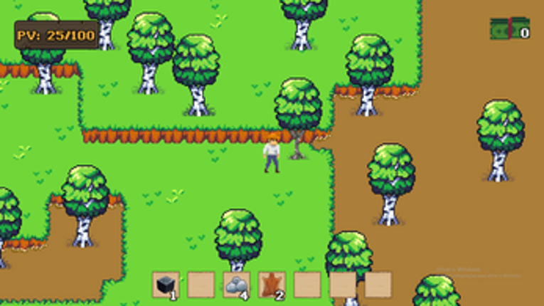 Ouro Branco - Jogo Eletrônico 2D Sobrevivência Image