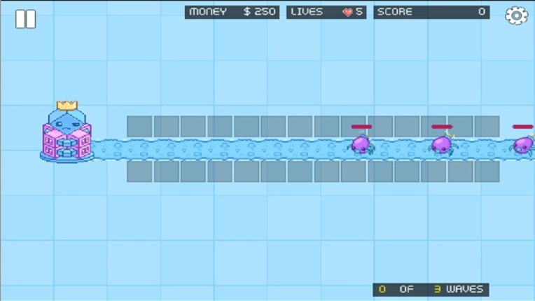 Pixel Cute Tower Defender 2d Free Game screenshot