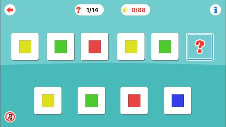 Sequences - Preschool Exercices screenshot