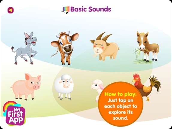 Basic Sounds - for toddlers screenshot