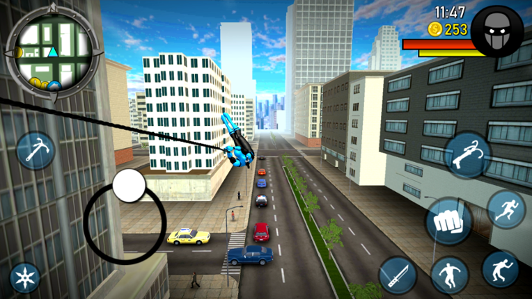 Blue Ninja: Superhero Game screenshot