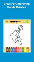 Coloring Dolphin Game Image