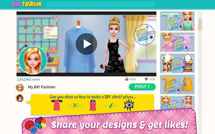 DIY Fashion Star - Doll Game screenshot