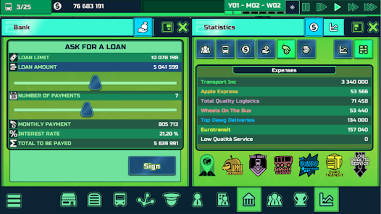 Transport INC - Tycoon Manager screenshot