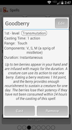 Squire - Character Manager screenshot