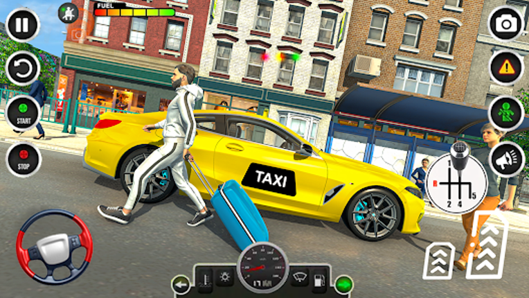US City Driving Taxi Car Games screenshot