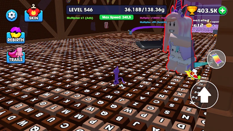 Keyboard Escape: Speed Parkour screenshot