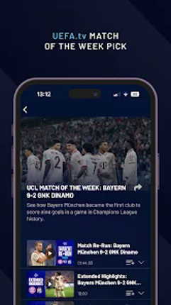 UEFA.tv screenshot