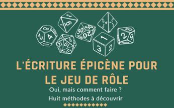 Ecriture épicène en JdR Image