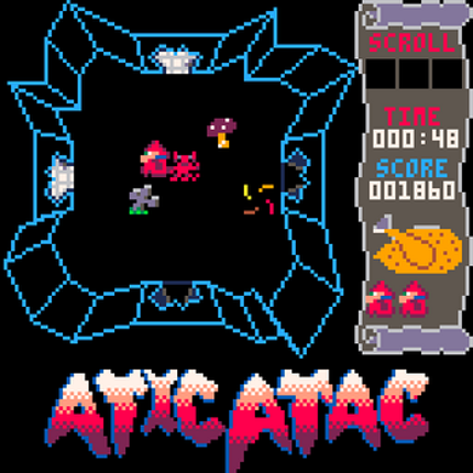 Pico8 Atic Atac screenshot