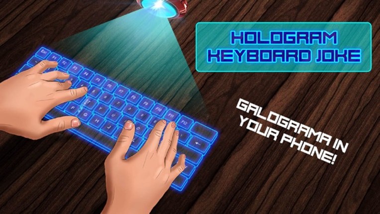 Hologram Keyboard Joke Image