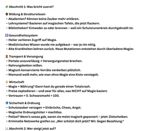 Kapitel 2: Was wäre wenn... Magie versiegt? Image