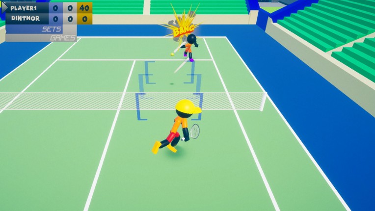 Stickman 3D Tennis DELUXE screenshot