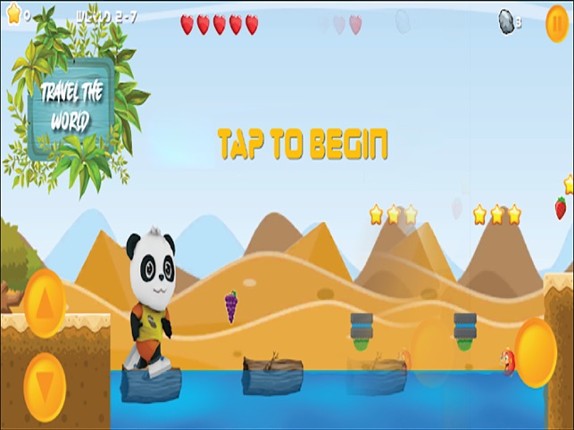 Super Panda kart Run World screenshot