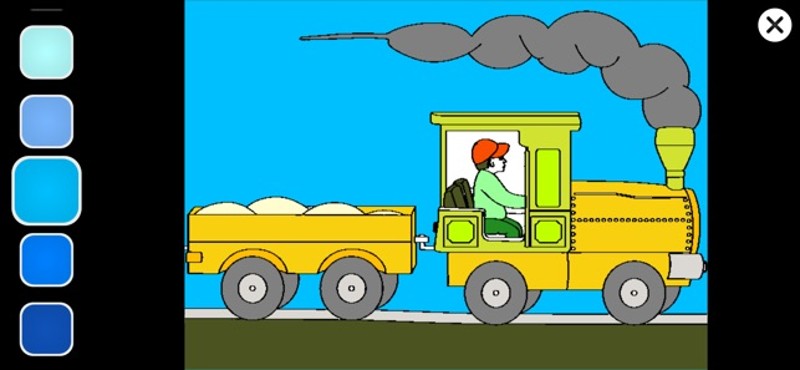 Train Drawing Coloring Book screenshot