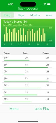 Brain Monitor: Letters Image