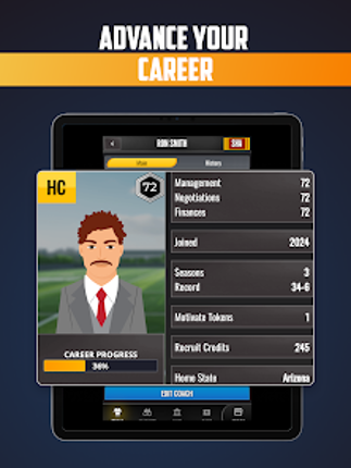 ULT College Football Coach screenshot