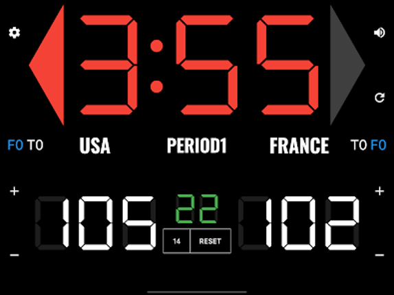 Basketball Scoreboard screenshot