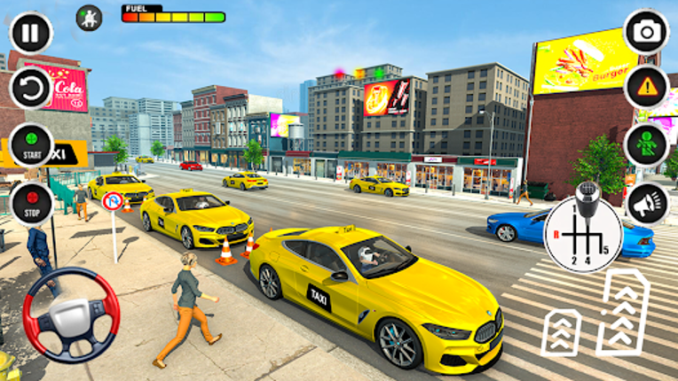 US City Driving Taxi Car Games screenshot