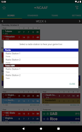 College Football Radio screenshot