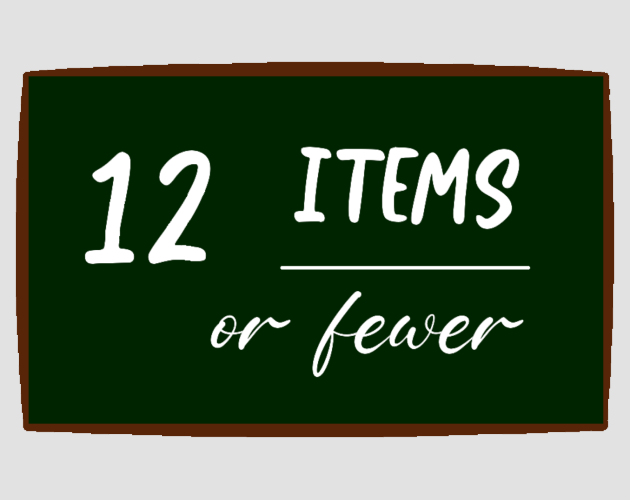 Games like 12 Items or Fewer