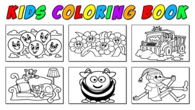 Kids Coloring Book. Image