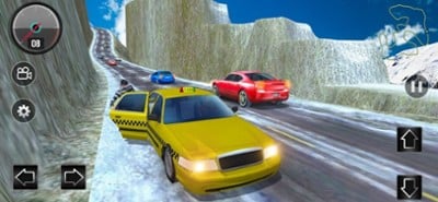 Mountain Road Taxi 3D Image