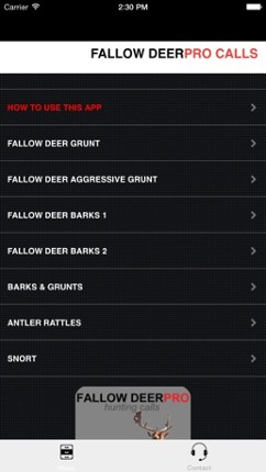 REAL Fallow Deer Calls - Deer Grunt &amp; Deer Bark - BLUETOOTH COMPATIBLE Image