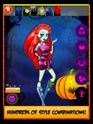 Scary Girl Dress Up Spooky Halloween Makeover Free Games Image