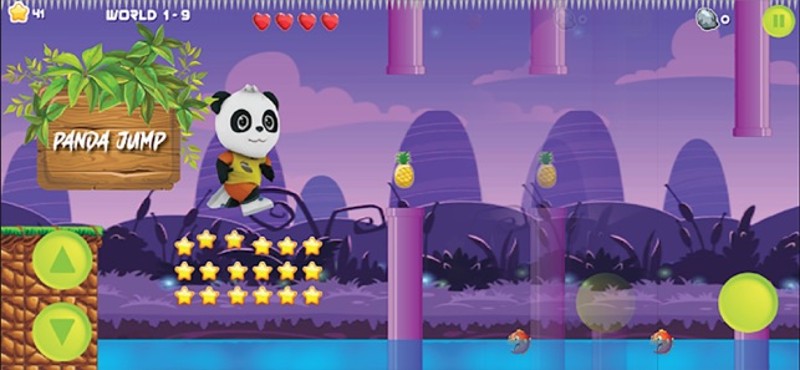 Super Panda kart Run World screenshot