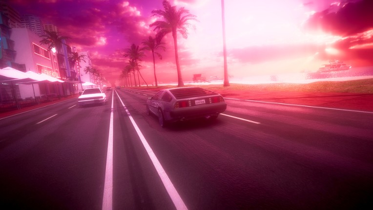 Synthwave Driver screenshot