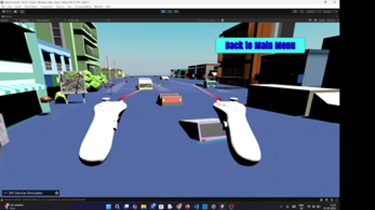 Virtual Reality Disaster Simulation screenshot