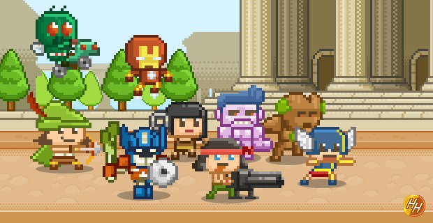 Games like Awesome Happy Heroes